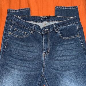 Ashley Stewart Women's Dark Blue Skinny Jeans